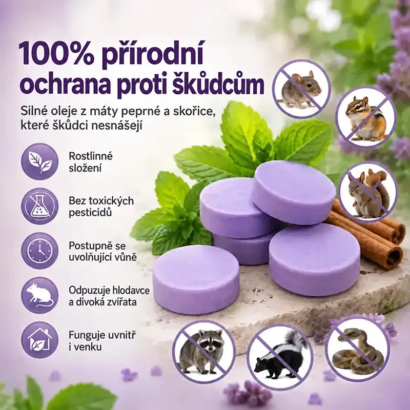 Natural Scented Pest Repellent Pucks – Multi-Pest Protection for Home, Garage & Outdoors