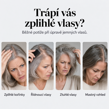 Běžné potíže při úpravě jemných vlasů