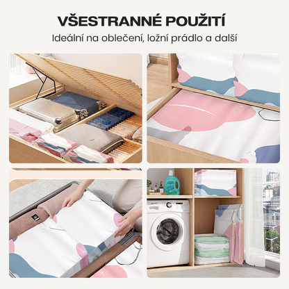 Velké vakuové úložné kompresní vaky bez pumpy
